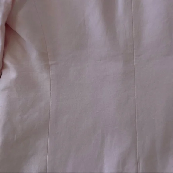 J. Crew Blush Pink Linen Blend Blazer NWT - Picture 7 of 9